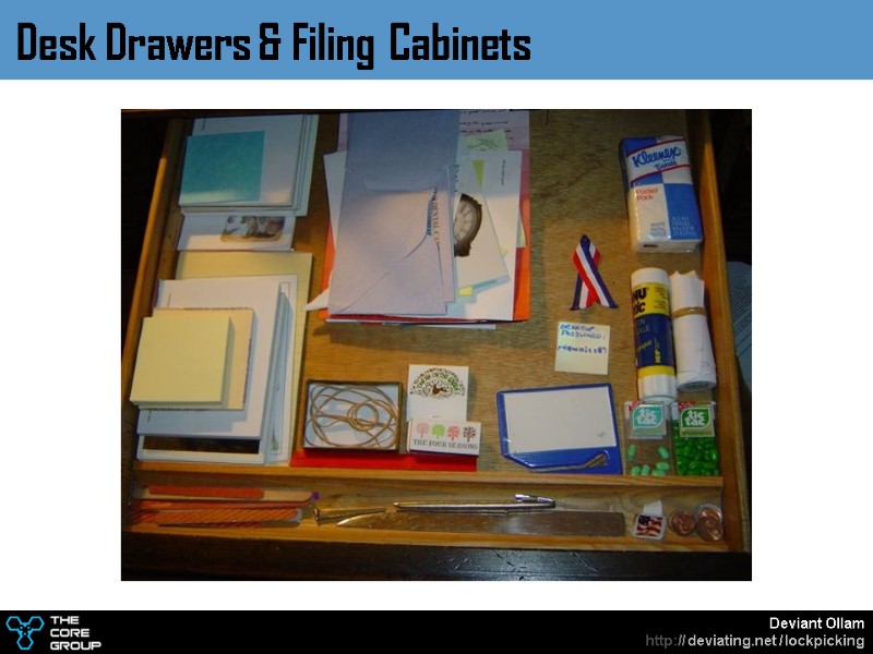 Desk Drawers & Filing Cabinets